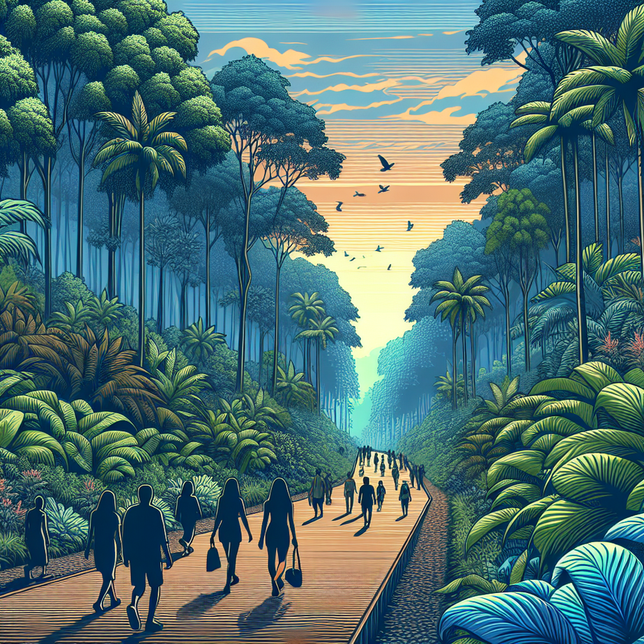 Menyegarkan Pikiran di Taman Hutan Kota Jambi: Petualangan Santai dengan Bujet Minimal