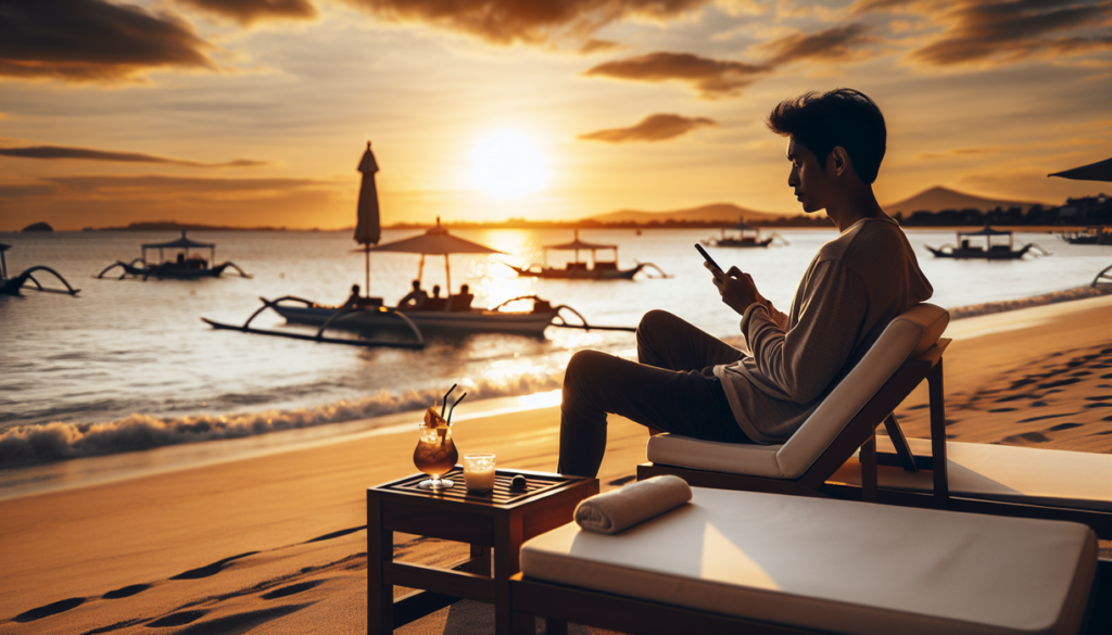 alt_text: Pantai Mertasari: Liburan akhir tahun hemat sambil menikmati pantai dan matahari.