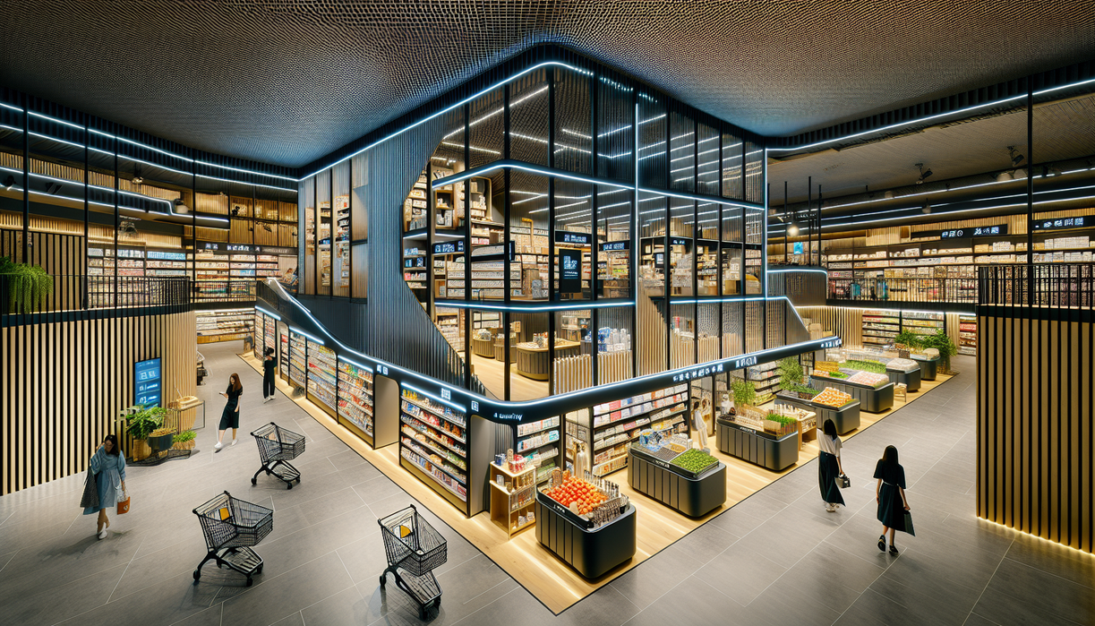 alt_text: Strategi AEON Surabaya: Inovasi luar biasa, supermarket modern dengan pengalaman belanja unik.