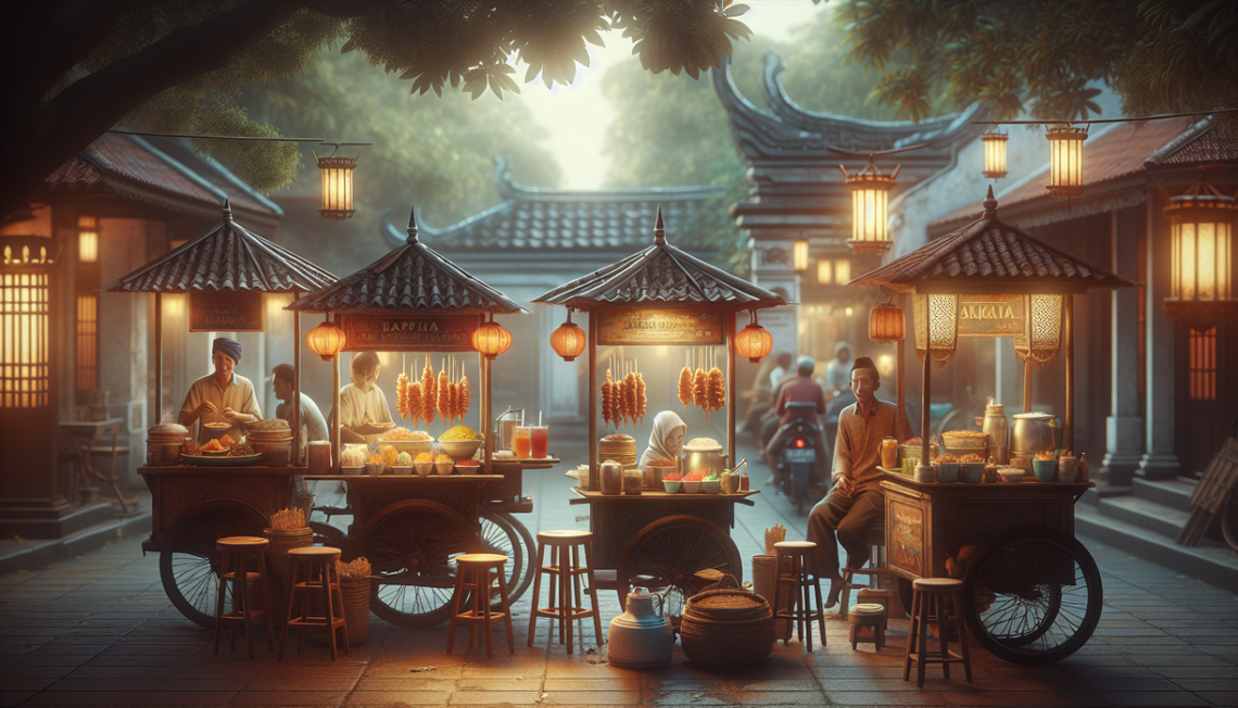 alt_text: Suasana malam Omah Londo dan Angkringan Solo yang hangat dan menggugah selera.