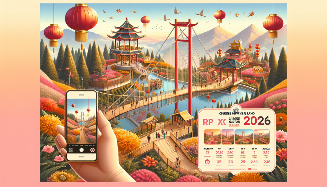 alt_text: Pemandangan libur Imlek 2026 di Malang Skyland, dengan rumah minimalis bergaya modern.