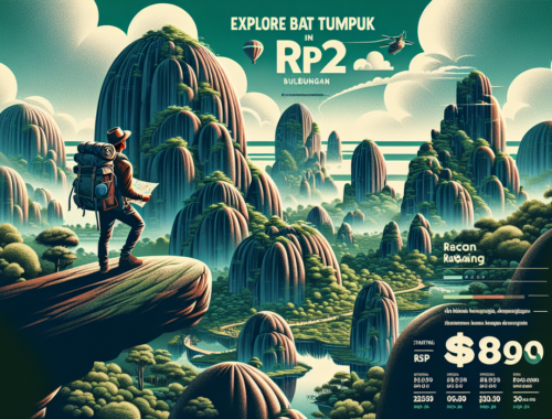 alt_text: Promo wisata hemat ke Batu Tumpuk Bulungan dengan kegiatan alam yang seru dan ramah kantong.