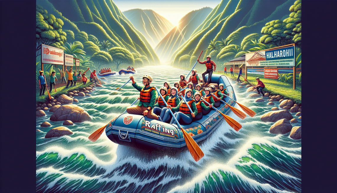alt_text: "Itinerary rafting Bandung Elhaqi saat Lebaran, detail jadwal dan lokasi kegiatan."