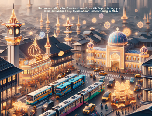 alt_text: Persiapan mudik Lebaran menuju Malioboro, Jogja dengan peta rute dan tips perjalanan.
