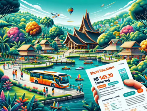 alt_text: Akun panduan hemat liburan sehari ke Dusun Semilir dengan tips serasa liburan panjang.