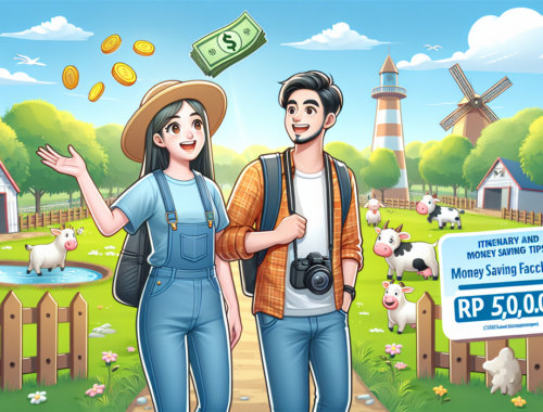 alt_text: Wisatawan menikmati wahana seru dan edukasi hewan di Dairyland Farm Theme Park Prigen.