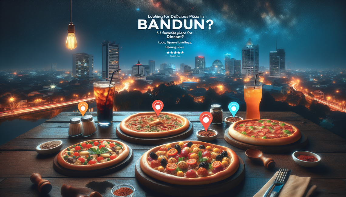 alt_text: Lima pilihan pizza terbaik di Bandung untuk dinikmati dalam malam yang seru.