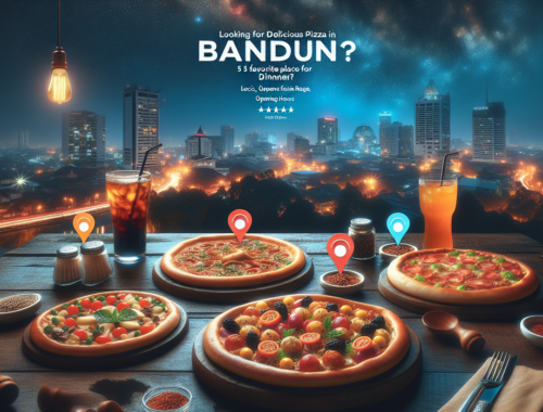 alt_text: Lima pilihan pizza terbaik di Bandung untuk dinikmati dalam malam yang seru.