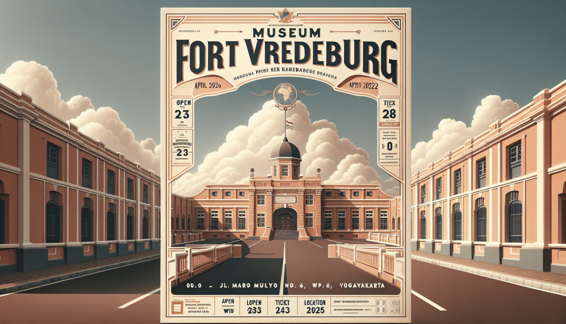 alt_text: "Daftar harga tiket Museum Vredeburg per April 2026: Dewasa, Pelajar, dan Anak."