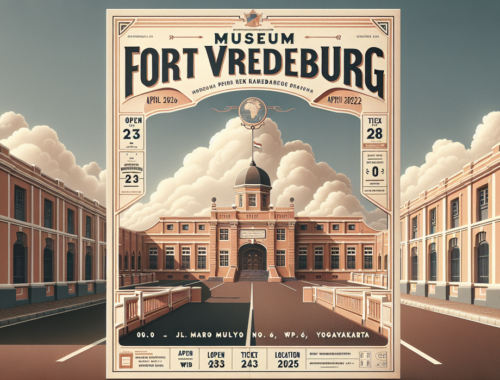 alt_text: "Daftar harga tiket Museum Vredeburg per April 2026: Dewasa, Pelajar, dan Anak."