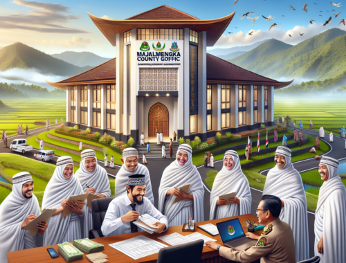 "alt_text": "Poster Info Haji Majalengka: Tips kesehatan sebelum keberangkatan."