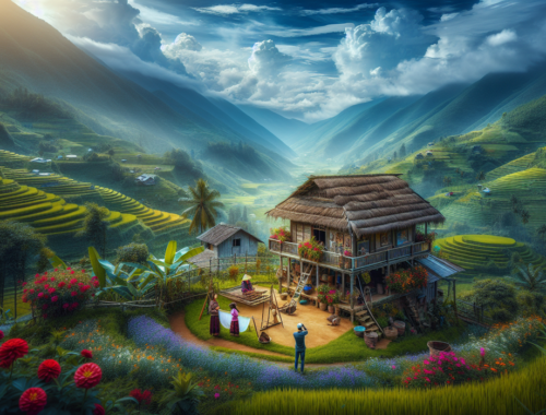 alt_text: Pemandangan Kampung Internet Jeruk Manis, menggambarkan inovasi digital di daerah timur.