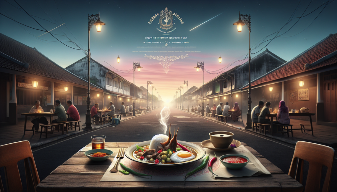 alt_text: Menu sarapan tengkleng legendaris di Solo dengan potongan daging dan kuah kaya rempah.