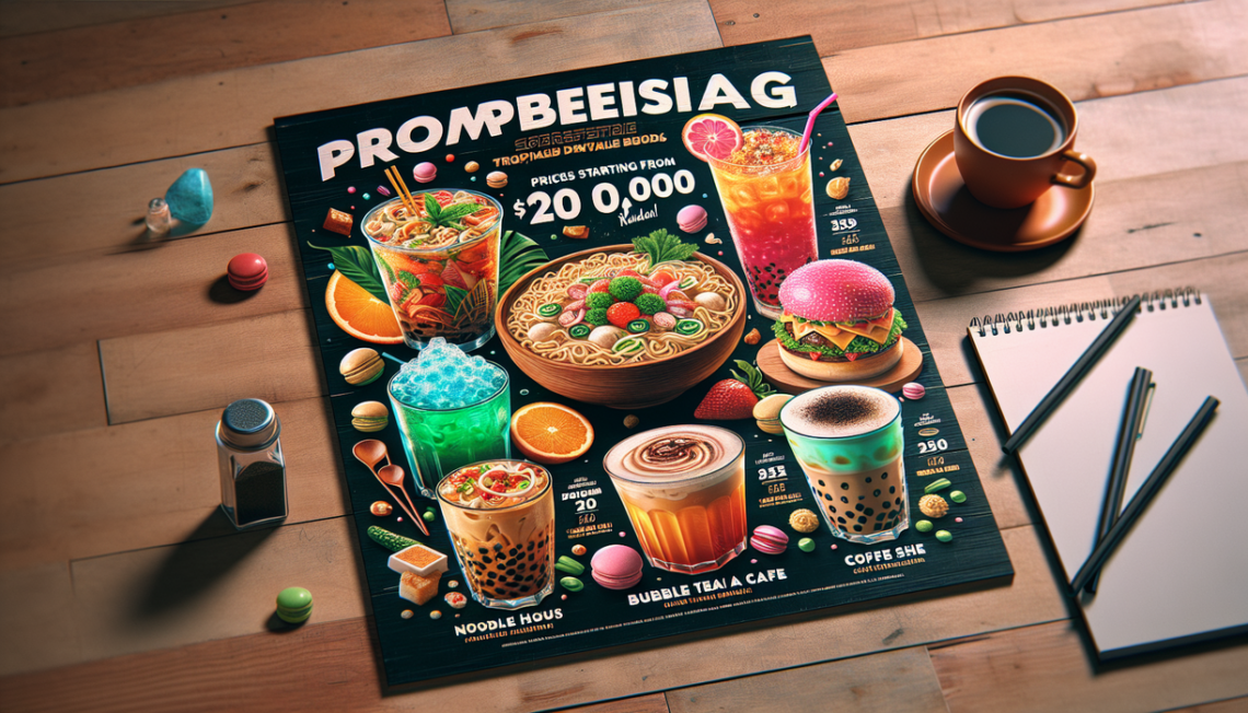 alt_text: "Promo kuliner modern dengan harga terjangkau, seperti tren mode terkini."