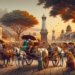 "alt_text": "Becak dan andong di Senopati untuk promosi wisata digital dan daya tarik turis baru."