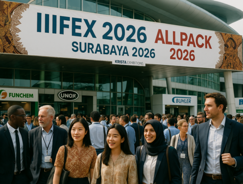 alt_text: "Poster Bakat Boga Challenge 2026 dan Ledakan Pameran Surabaya, penuh warna dan informasi menarik."