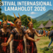 alt_text: Panggung megah Festival Internasional Lamaholot 2026, dengan penari tradisional di depan hiasan khas.