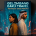 alt_text: Logo "Gelombang Baru Travel" dengan dua peta: Indonesia dan Saudi, dihubungkan oleh jalur.