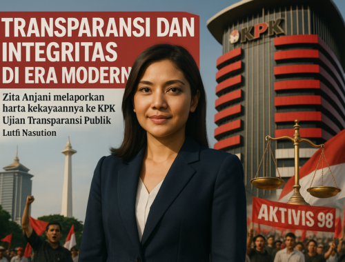 alt_text: Zita Anjani menyoroti isu transparansi publik terkait LHKPN untuk meningkatkan akuntabilitas.
