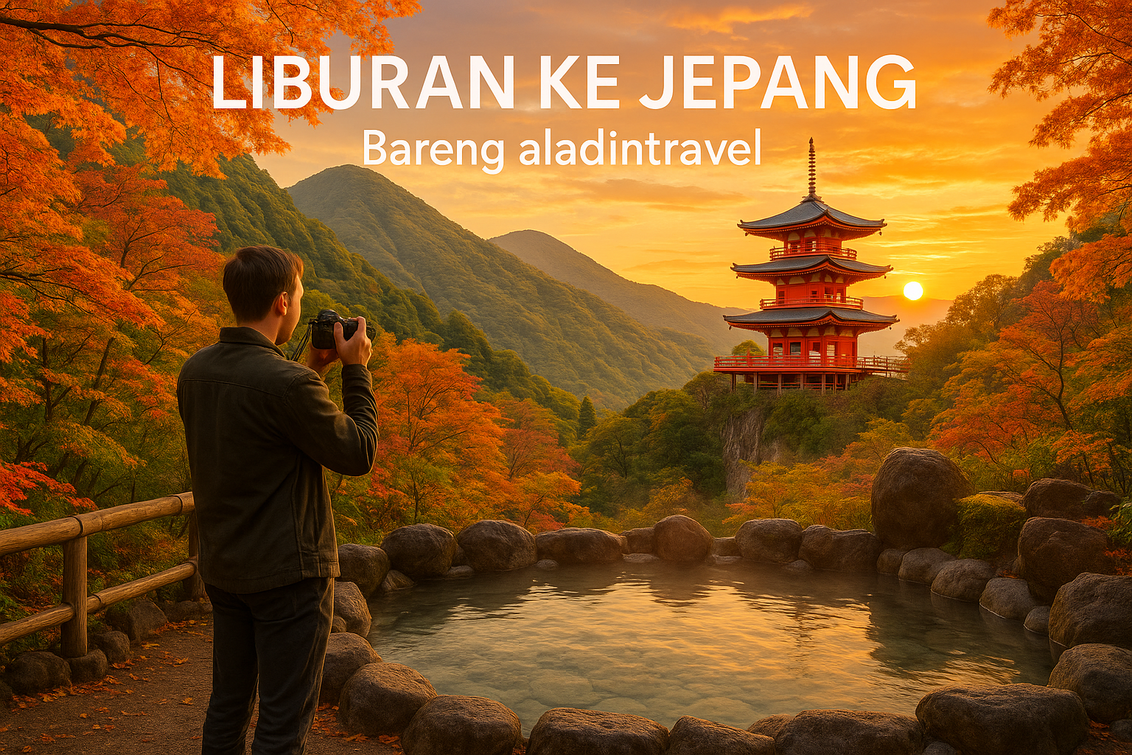 alt_text: "Liburan praktis ke Jepang dengan aladintravel: nyaman, seru, dan bebas repot!"