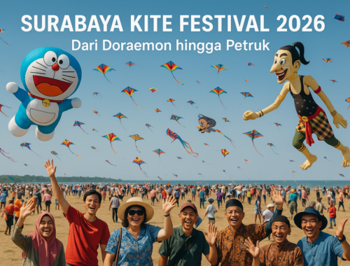 Festival Layang-Layang Surabaya; warna-warni pesona budaya dari berbagai daerah.