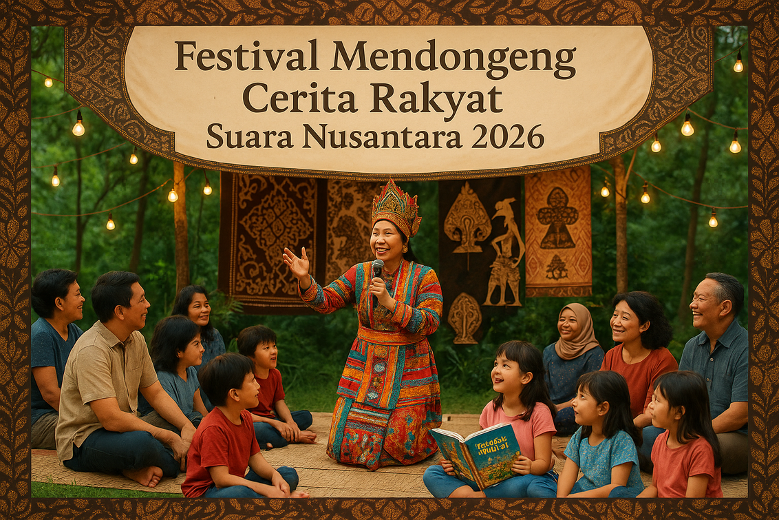 Festival Mendongeng Suara Nusantara 2026: Kisah-kisah tradisional hidup kembali!