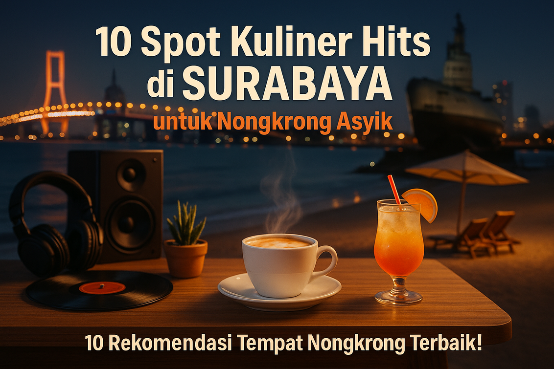 Kuliner seru di Surabaya: 10 tempat hits buat nongkrong bareng teman.