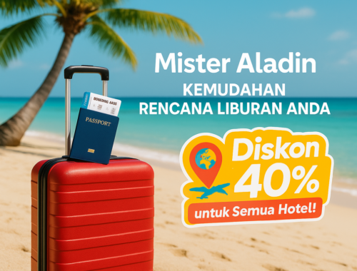 Diskon Hotel hingga 40% untuk gaya hidup hemat. Nikmati penghematan maksimal!
