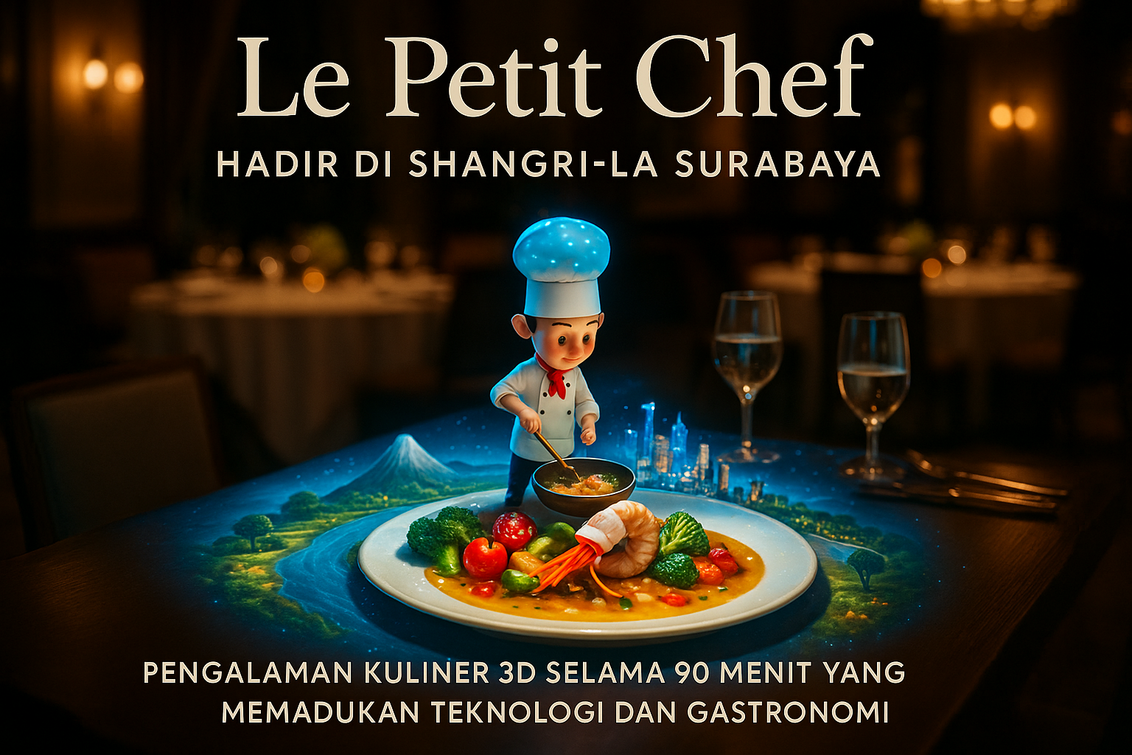 "Le Petit Chef di Surabaya: Nikmati pengalaman teater kuliner 3D yang memukau dan unik!"