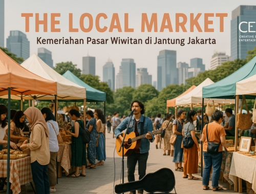 Pasar Wiwitan SCBD: Pameran produk lokal dengan panggung besar, meriah dan penuh kreativitas.