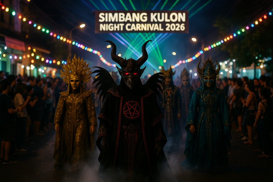 Karnaval Jateng viral: tampil unik, ramai dibicarakan karena isu ritual satanic.